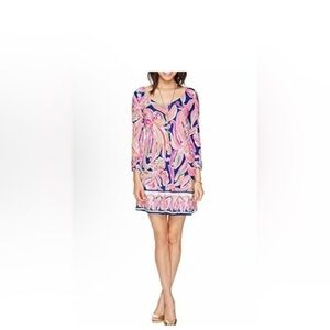 Lilly Pulitzer Emma Dress Resort Navy